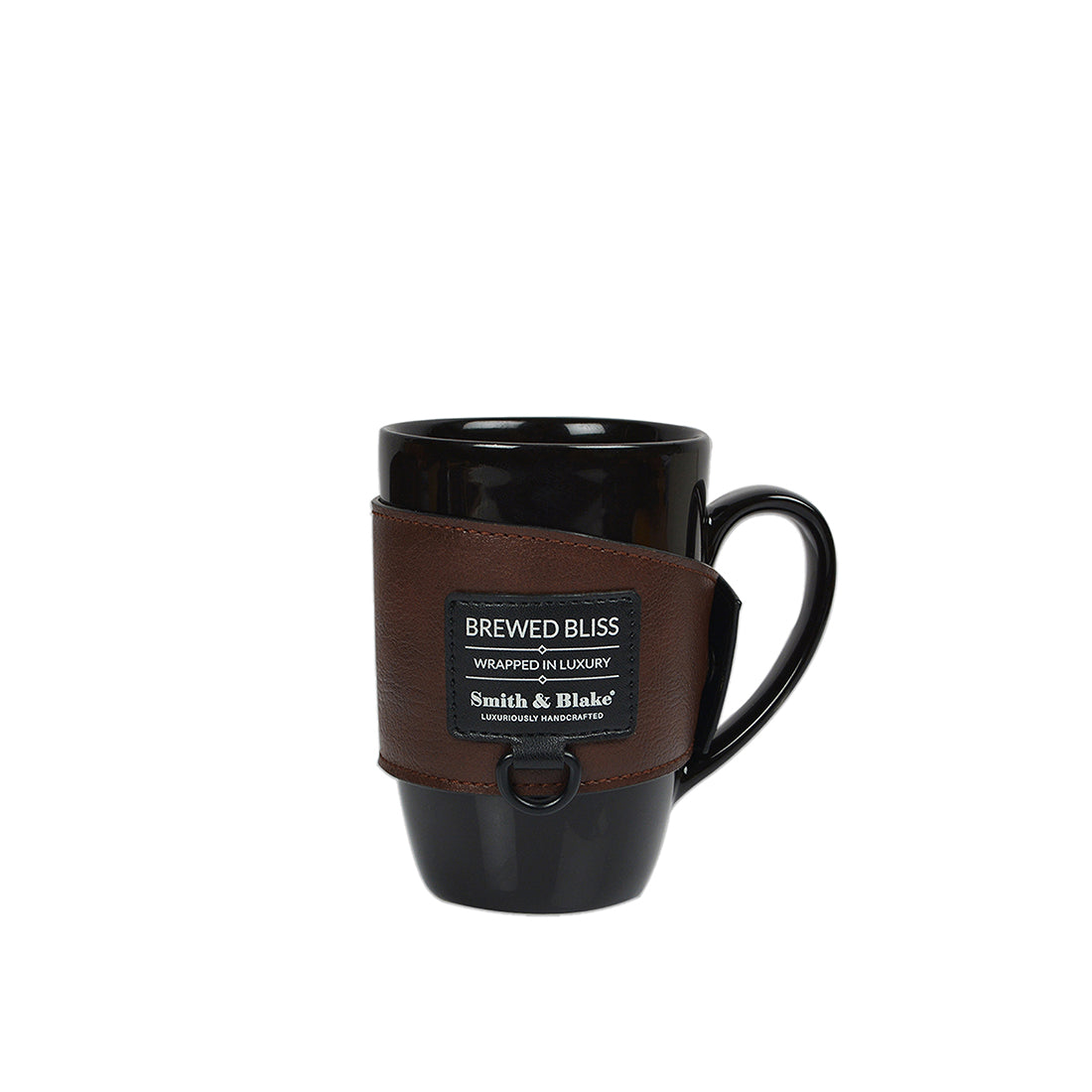 Coffee Mug Wrapped In Leather