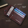 Card Holder Wallet Brown