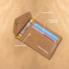 Card Holder Wallet Beige