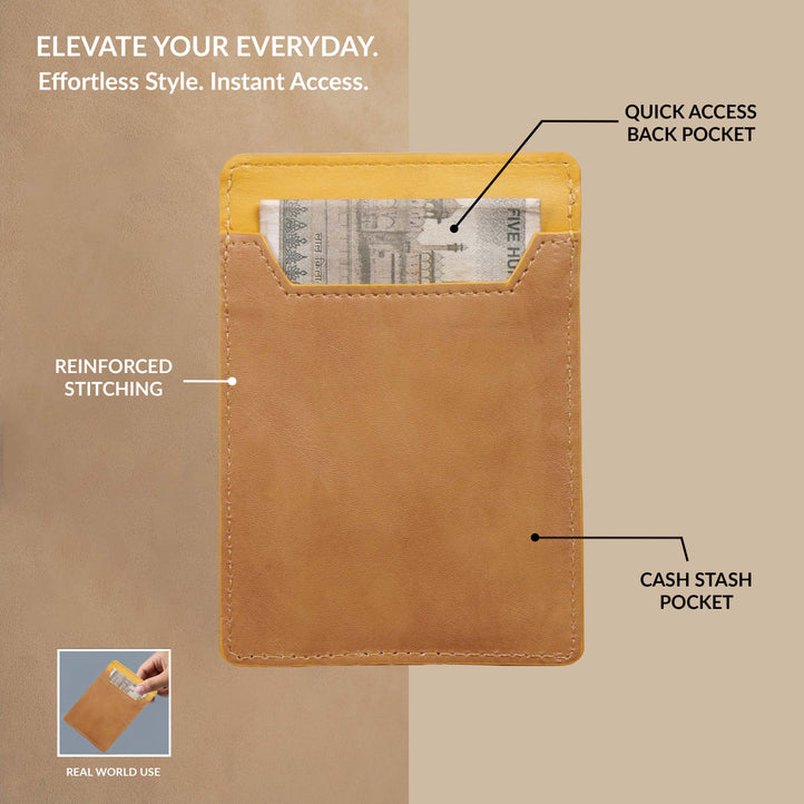 Card Holder Wallet Beige