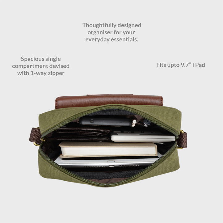 MANHATTAN Messenger Bag Double Compartment – Smith & Blake