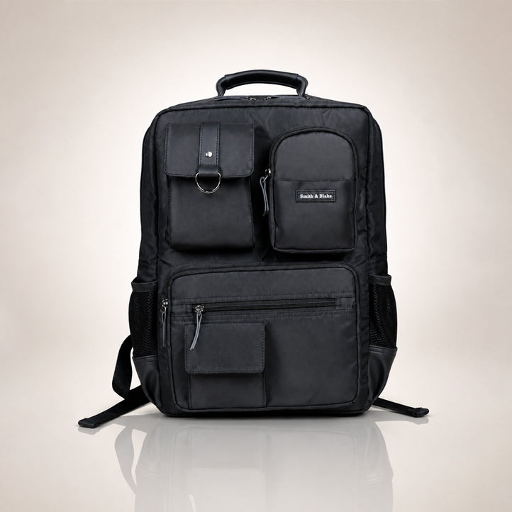EXULT Black Laptop Backpack