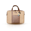 NAPLES Laptop Bag Beige and Brown