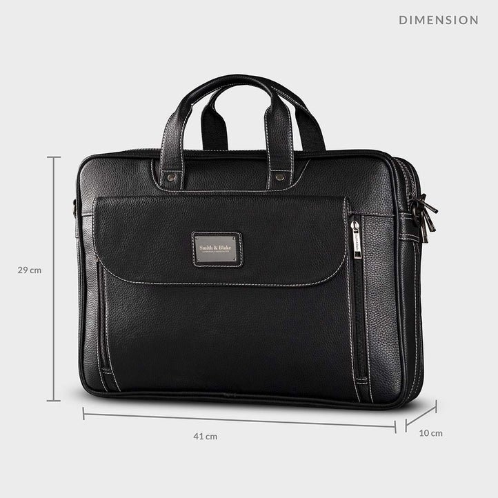 FLORENCE Messenger Bag Double Compartment- Smith & Blake - laptop bag, office bag, backpack , wallet for men , briefcase , messenger bag , laptop backpack , duffle bags ,corporate gifting idea , gift for men