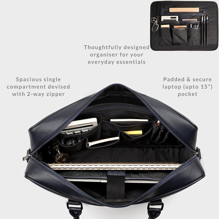MOCHA BLUE Messenger Bag- Smith & Blake - laptop bag, office bag, backpack , wallet for men , briefcase , messenger bag , laptop backpack , duffle bags ,corporate gifting idea , gift for men